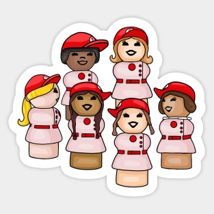 The Little Rockford Peaches Sticker